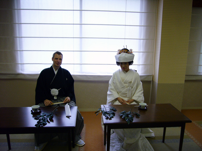 This was a sitting room they put us all in before the ceremony.