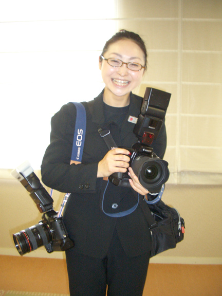 And there she is again..hey! Why do we have pictures of the person taking pictures! Oddly enough the next day we ran into her by accident in Nagoya at a store she worked at. Weird.